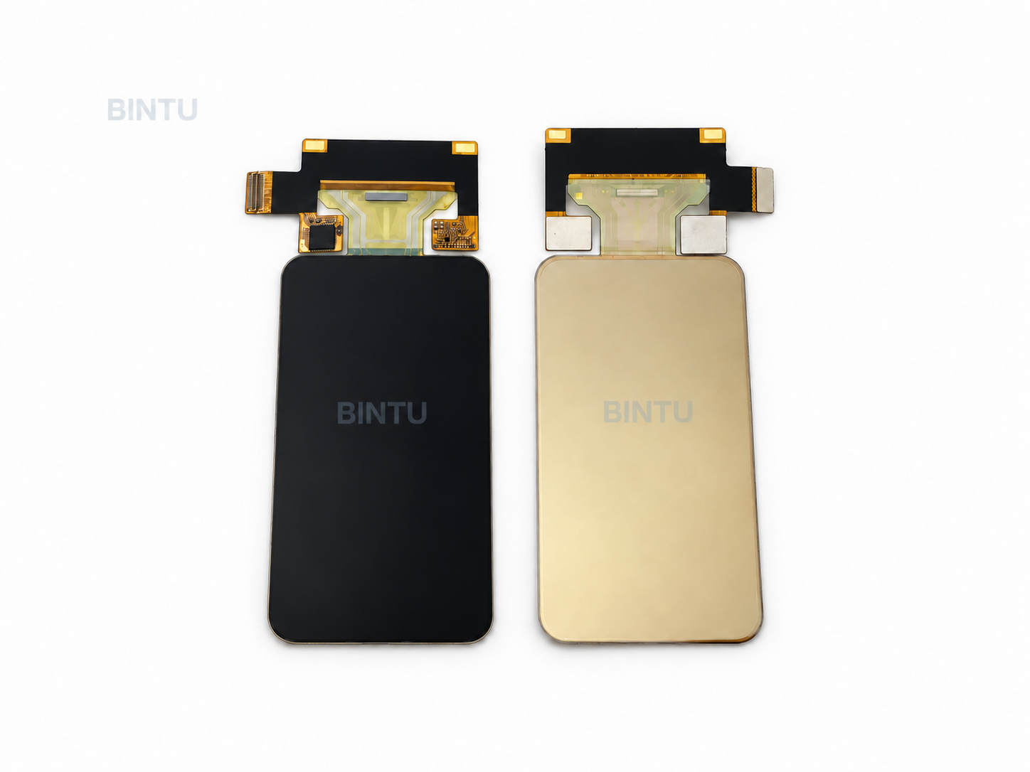 Actual front and back of 3.26-inch AMOLED module